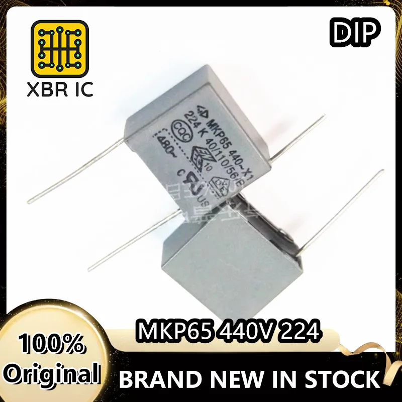 

(30/50 pieces) MKP65 440V 224 0.22uF 22MM pitch DIP capacitors New original authentic spot fast delivery