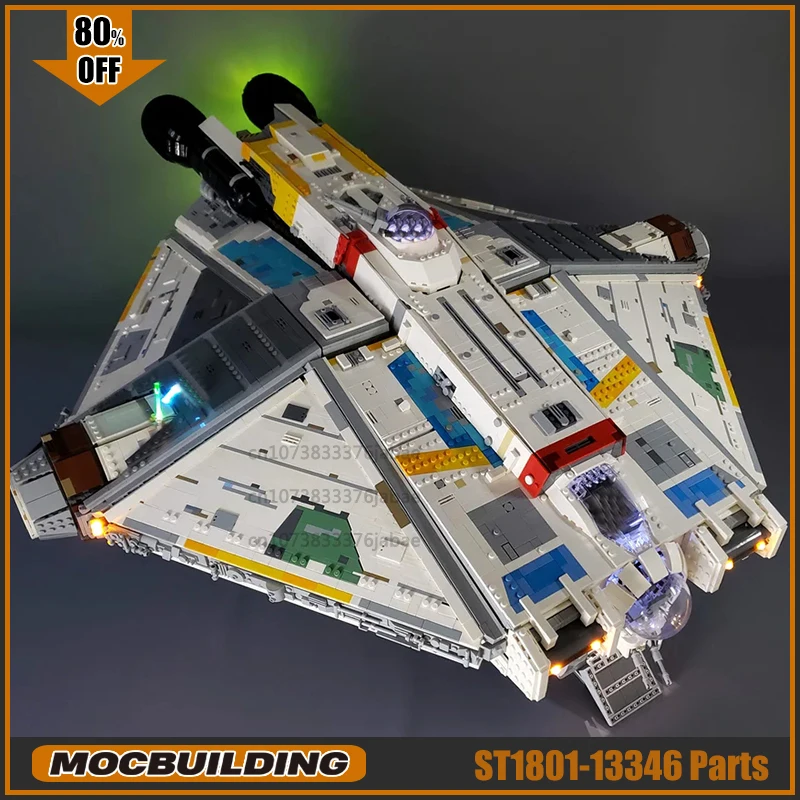 UCS Star Series Ghost Corellian Transport MOC Building Blocks Technology Bricks Assembling Model Collection Toys Xmas Gifts