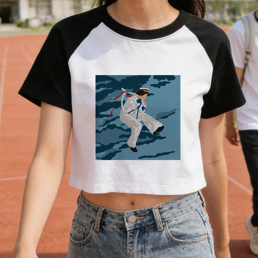 Conan Gray cropped top ladies cute japan vintage t shirt streetwear 2000s gyaru