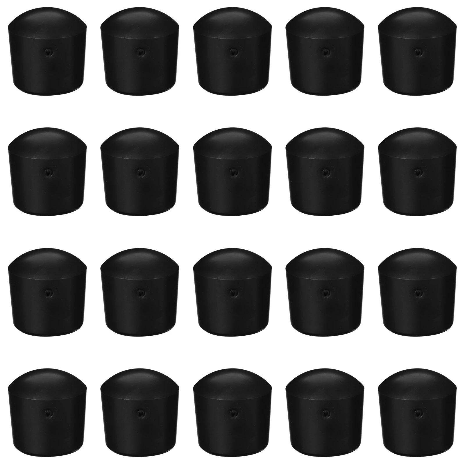 20 قطعة قبعات نهاية فووسبالل بديلة عالمية لآلة كرة القدم القياسية للطاولة أغطية بلاستيكية متينة سهلة التركيب بدون أدوات