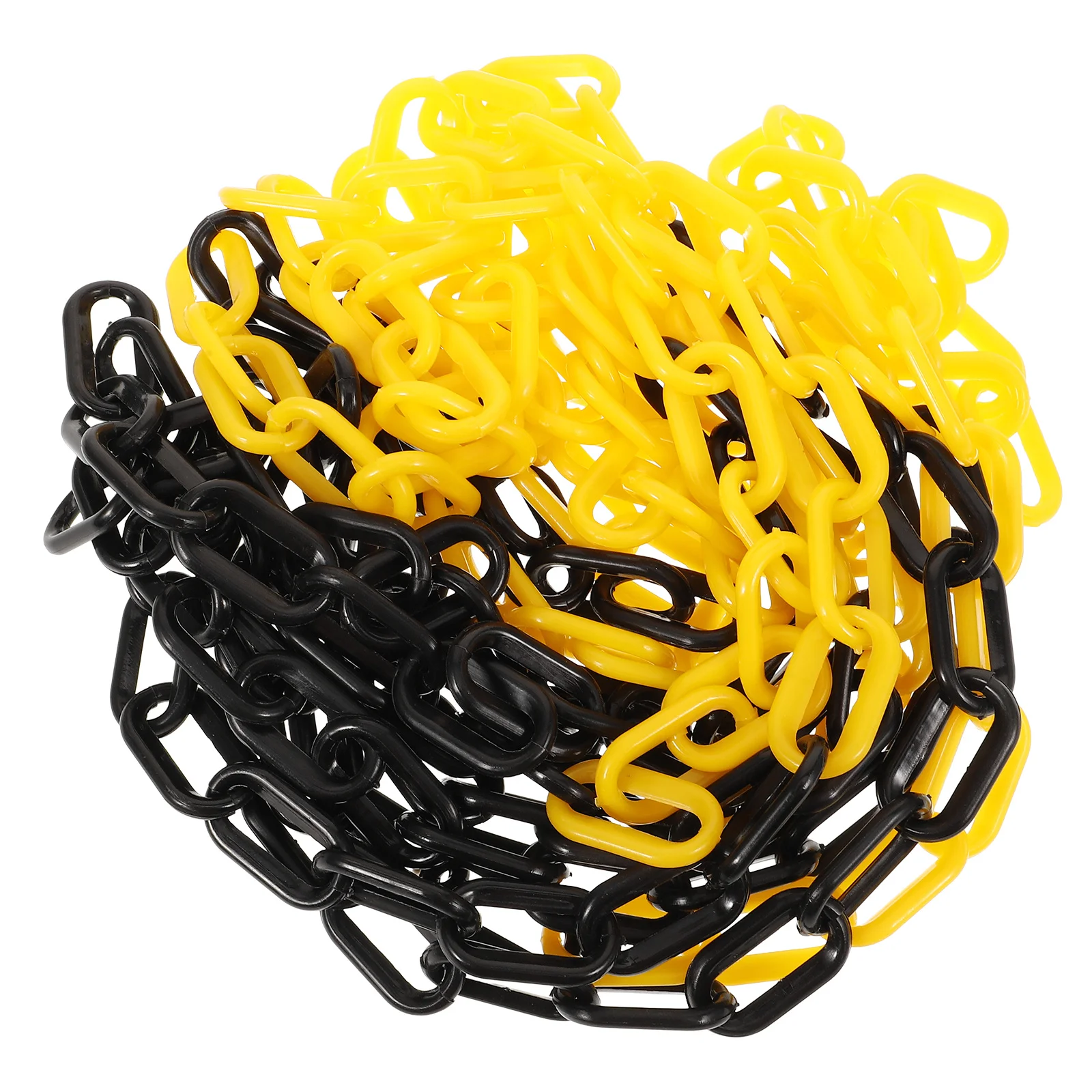 Картина 3: 5-метровая защитная цепь, пластиковый защитный барьер для контроля дорожного движения, предупреждение, безопасность, подъездная дорога, парковка, баррикада