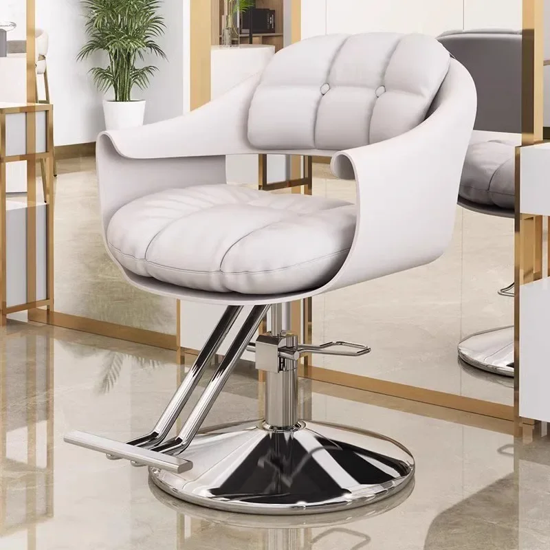 European Trendy Barber Chair Luxury Rotate High-end Comfort Barber Chair Beauty Salon Originality Cadeiras Home Furniture