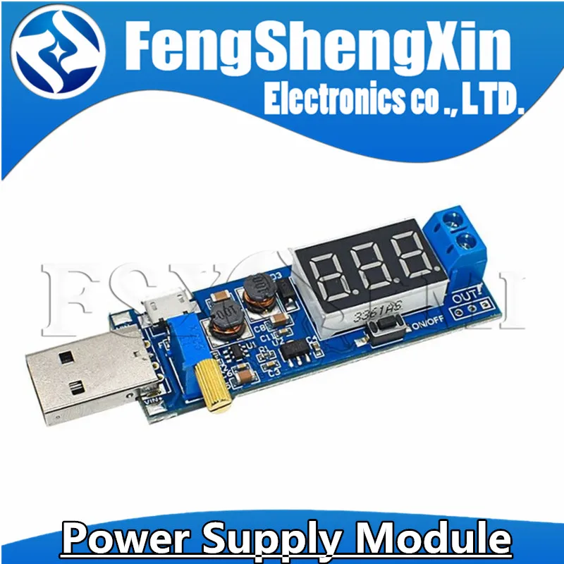 DC-DC 5V to 3.5V / 12V USB Step UP / Down Power Supply Module Adjustable Boost Buck Converter Out DC 1.2V-24V