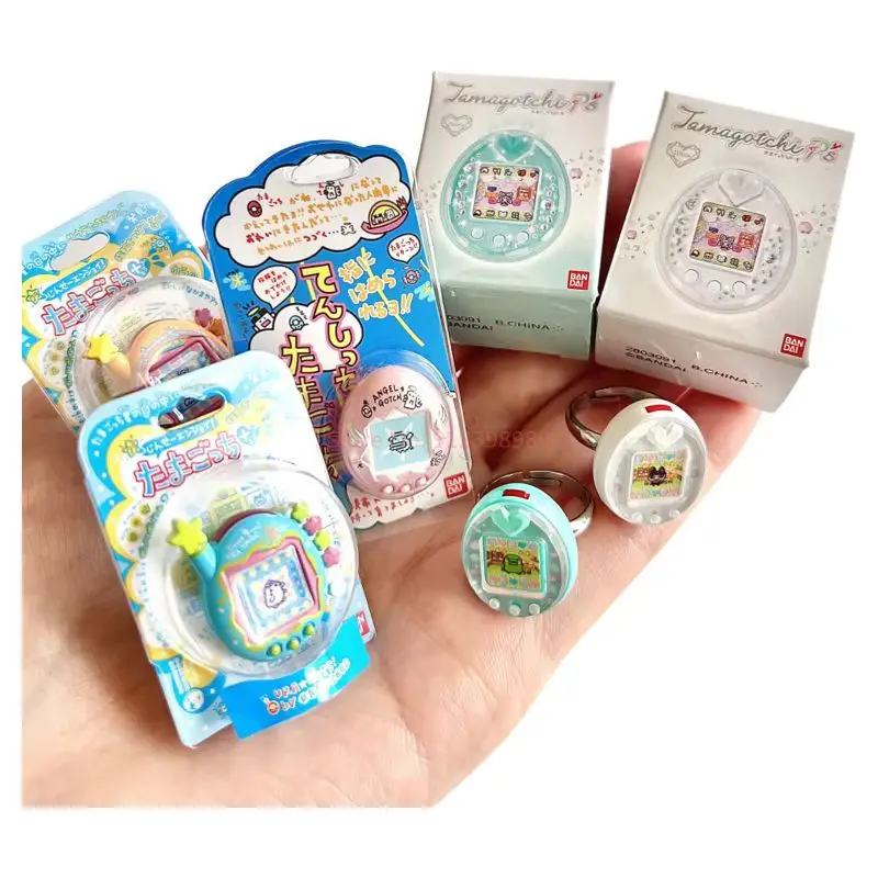 متوفر في المخزون سلسلة حلقات زخرفية أصلية من بانداي تماغوتشي 3 نموذج غاشابون لعبة الحيوانات الأليفة الإلكترونية للحنين #6