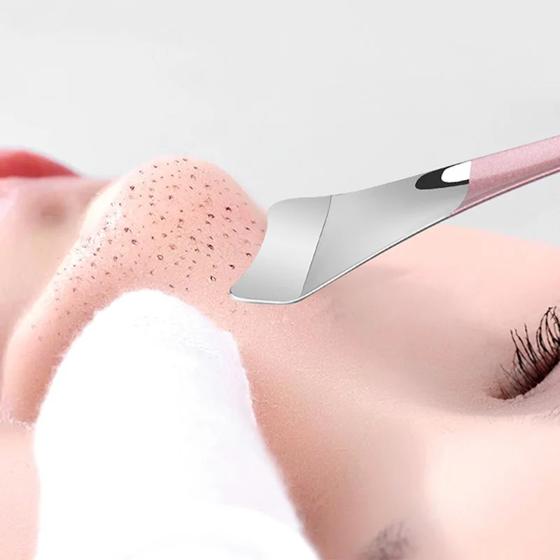 1PCS Manuelle Mitesser Extractor Removal Tool Gesicht Spachtel Für tiefe poren reinigung Mitesser Entferner Schönheit Edelstahl werkzeug