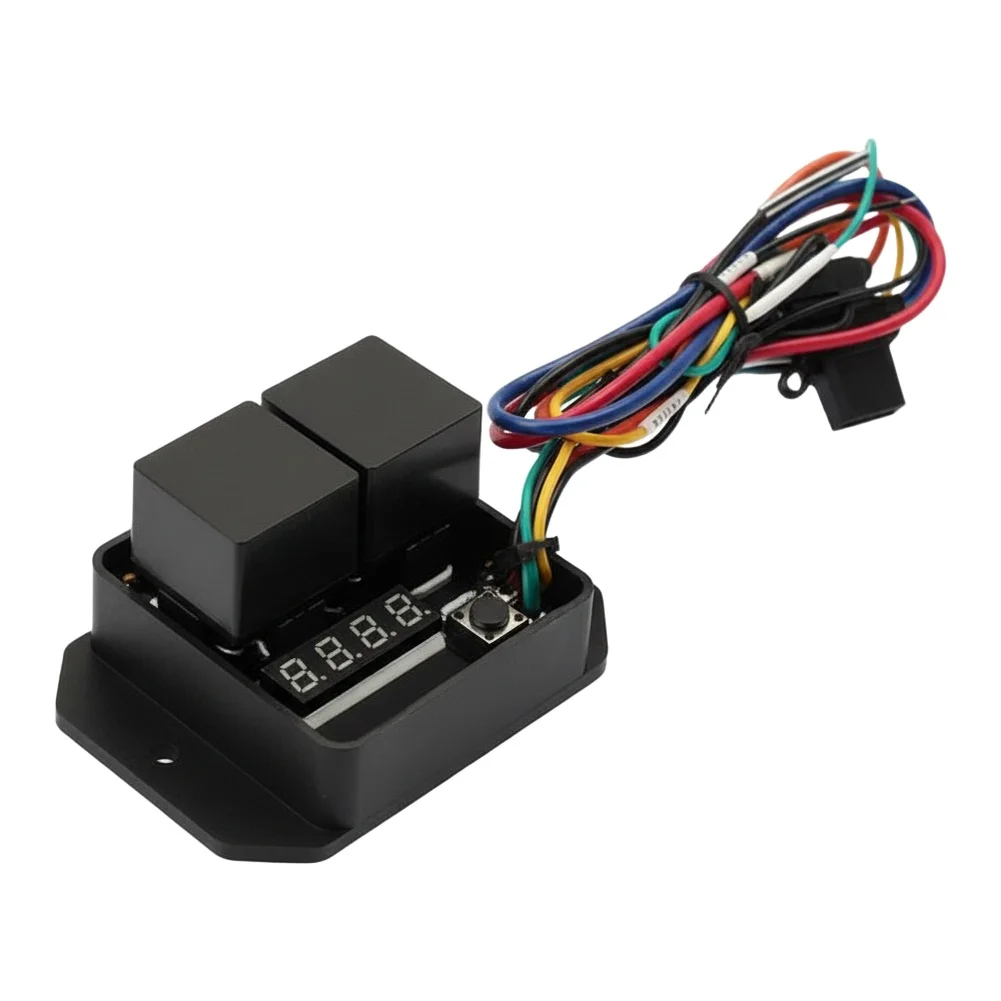 /12V /24V /Digital Electric Radiator Fan Controller Switch Kit With Adjustable For Temperature Sensor For Car Truck Auto Cooling