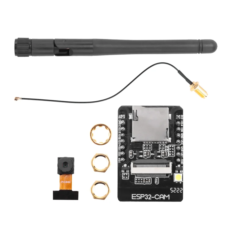 ESP32-CAM-MB USB ESP32 Serial To Wifi ESP32 CAM Development Board CH340G 5V Bluetooth+OV2640 Camera+2.4G Antenna IPX-X64A