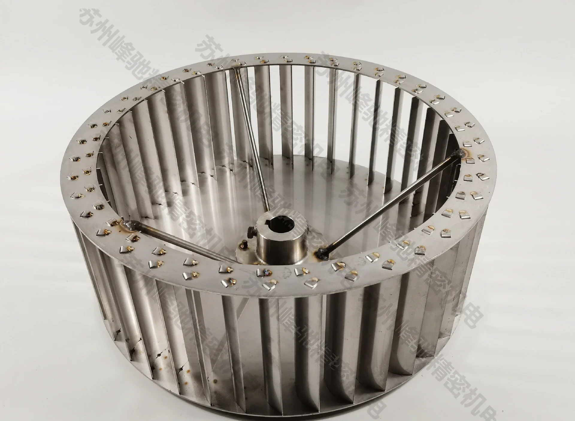 304 stainless steel centrifugal wind turbine impeller blade φ 400 high strength