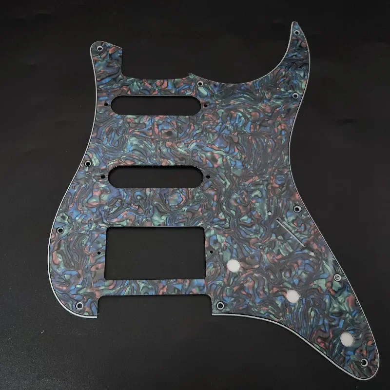 3 Ply 11 Holes SSH  Electric Guitar Pickguard Scratch Plate Anti-Scratch Plate for FD ST Electric Guitar with Screw