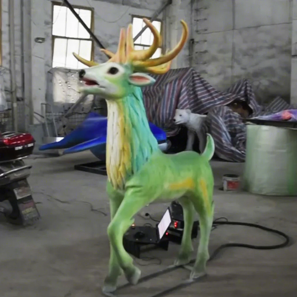 

ATV&UTVChristmas Decoration Moving Reindeer As Simulation Animals Animatronic Model DINOSKY