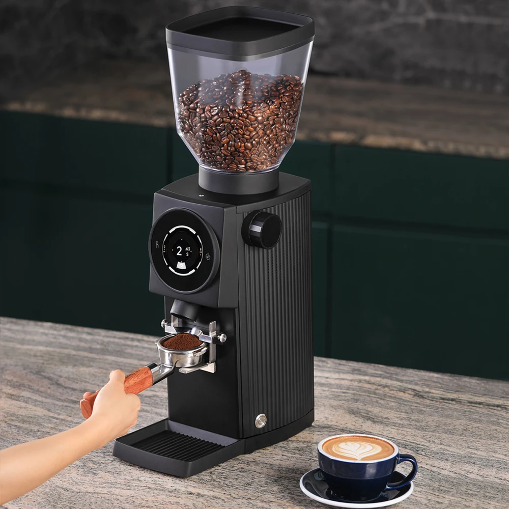 

Touch Screen 110V Professional Electric Bean Grinder Commercial Coffeeshop Coffee Grinder
