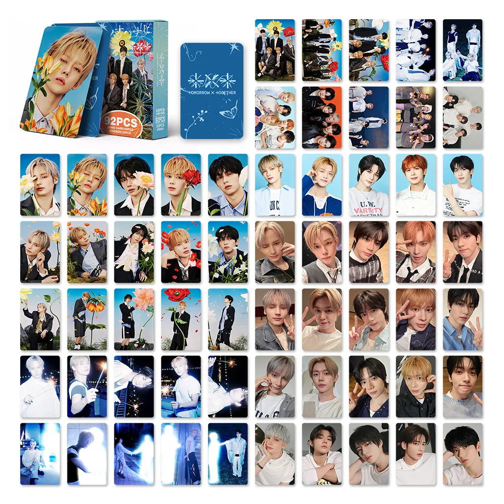 55PCS Boy Group Peripheral Lomo Card New Album SETSUNAHANABI Hoon Collection Double-sided LOMO Cards Fans Gifts