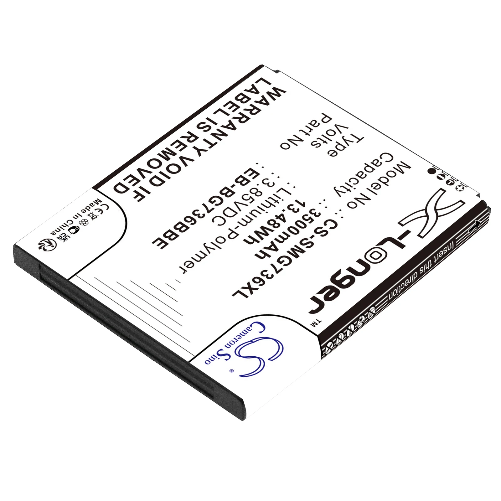 Replacement Battery for Samsung  Galaxy Xcover 6 Pro, SM-G736B, SM-G736B/DS, SM-G736U, SM-G736U1 EB-BG736BBE 3.85V/mA