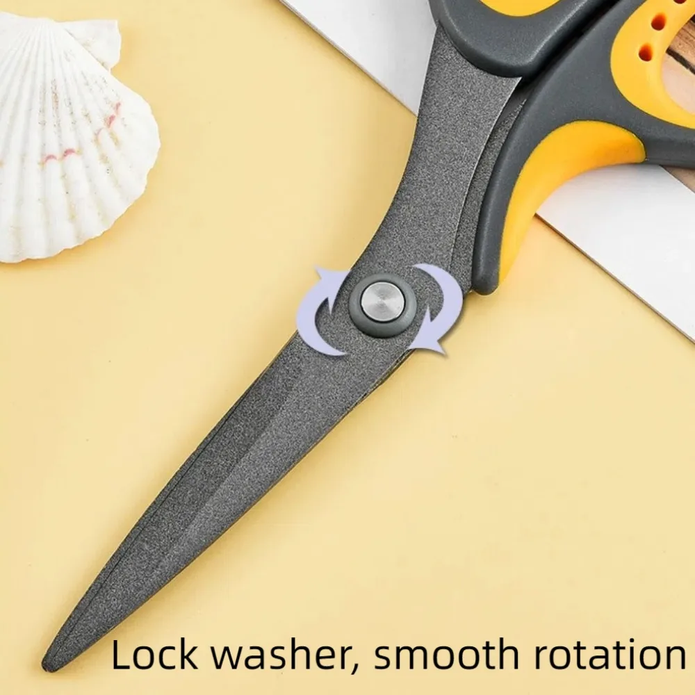 Multi-Functional Anti Stick Home Scissor Anti Rust Cutting Paper Office Scissors Large Tailor's Scissors Art Craft