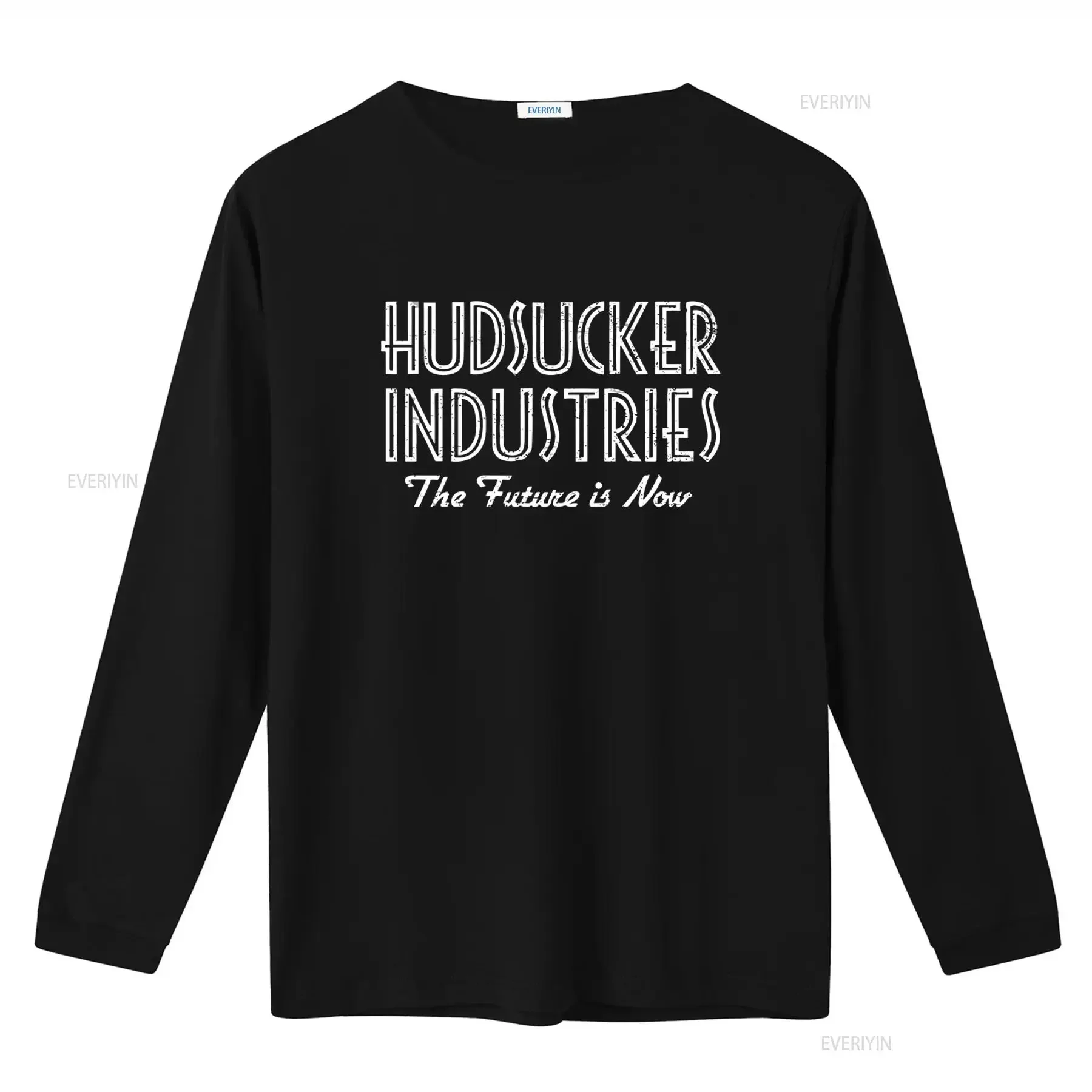 HUDSUCKER INDUSTRIES T Shirt The Future is Now Sign Insignia Logo Company Proxy Print vintage Washed Unisex Casual Stylish