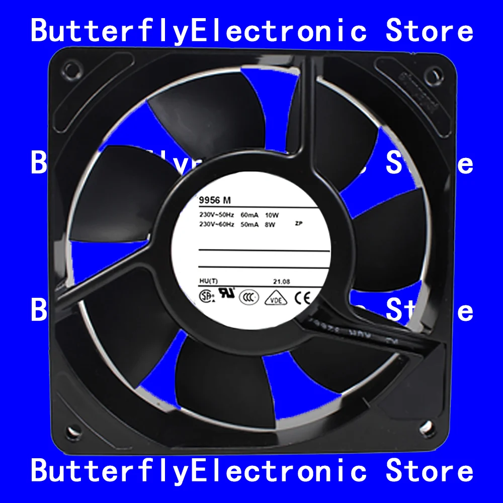 

НОВЫЙ ОРИГИНАЛЬНЫЙ ВЕНТИЛЯТОР 9956M 9956 M 230 В переменного тока 10/8 Вт 12025 12 СМ 120*120*25 ММ