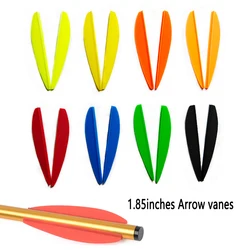50pcs Arrow vanes 1.85/2 inch TPU vanes hunting shooting Accessories 7 color Suitable for 6.25/7.5 inch arrows