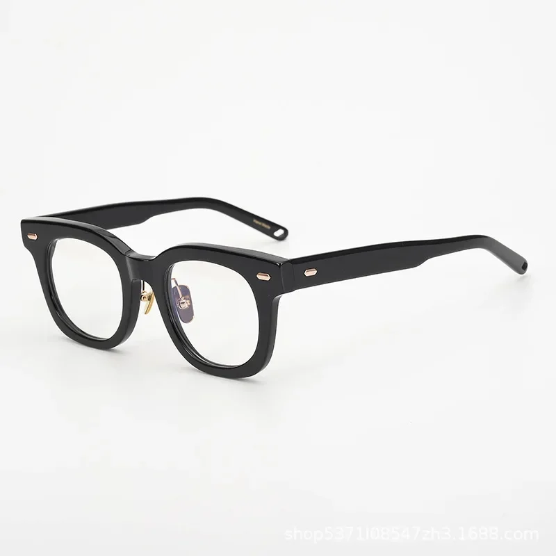 -style handmade glasses, retro personalized plate frames, square temperament men's and women's literary small faces