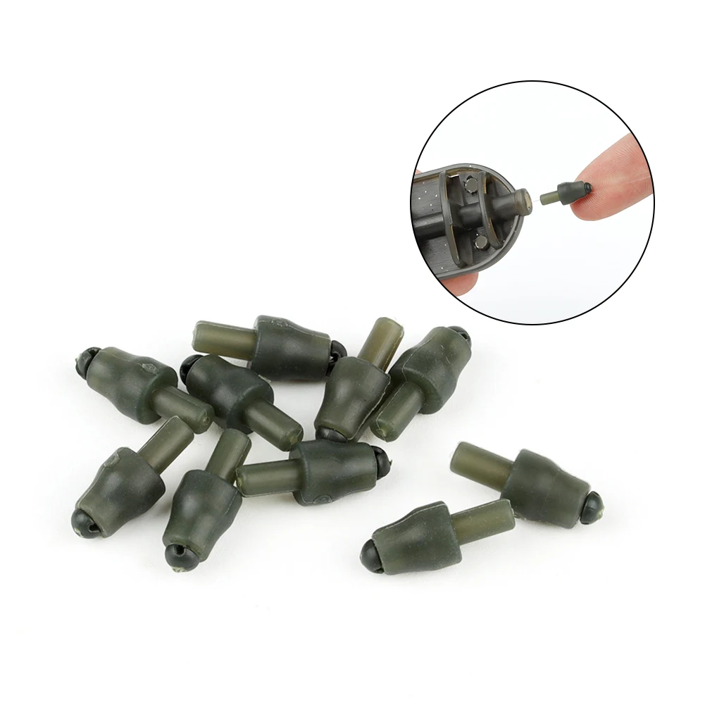 10Pcs Carp Fishing Method Feeder Connector Inline Bead For Hair Rig Quick Change Feeder Fishing Tackle W.P.E Carp Fishing Access