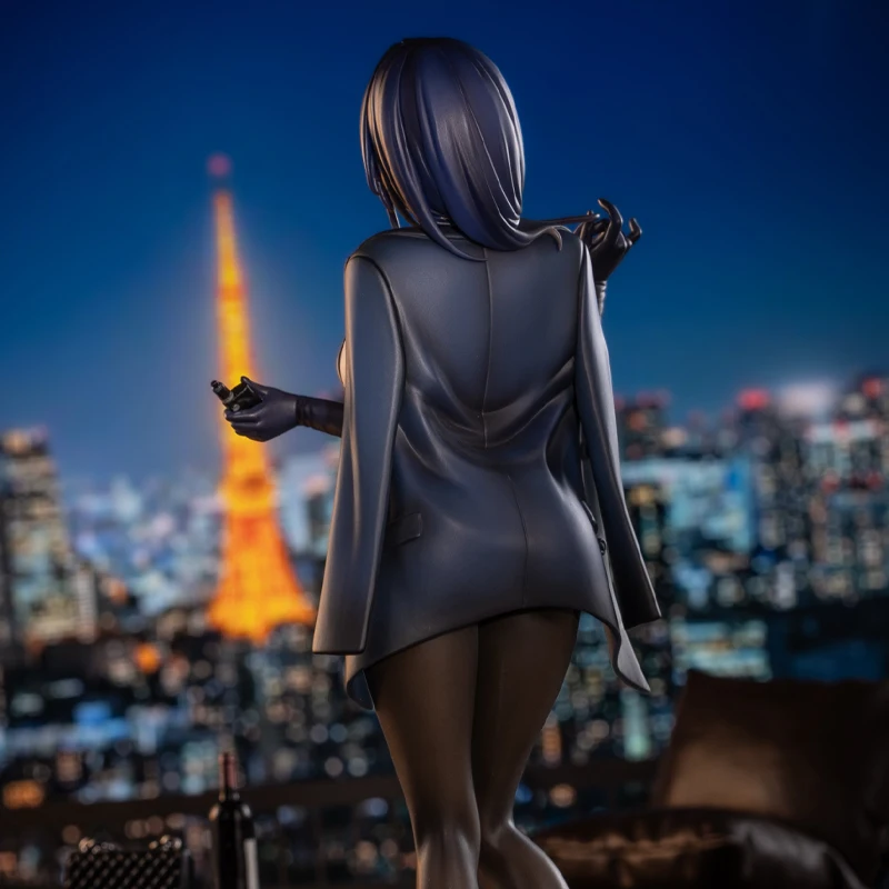 Na stanie Krajowa Replika Hanabee Yokoyama Iwami Anime Czarna Sukienka Figurki Sexy Girl Kolekcjonerskie Ozdoby na Biurko Zabawki