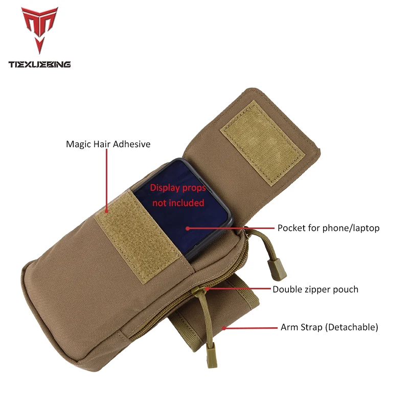 Outdoor Cycling Arm Bag EDC Toolkit Card Pack Sports Phone Pouch Running Arm Bag Suitable for Fitness Jogging And Hiking