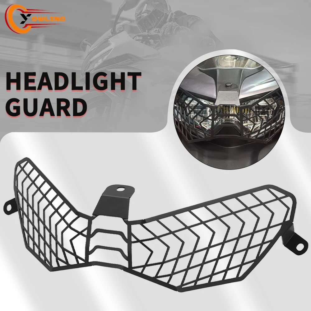 

NEW For QJMOTO SRT750 SRT750X 750X 800 SRT800 SRT600 800SRT 750SRT Headlight Head Light Guard Protector Protection Grill Cover