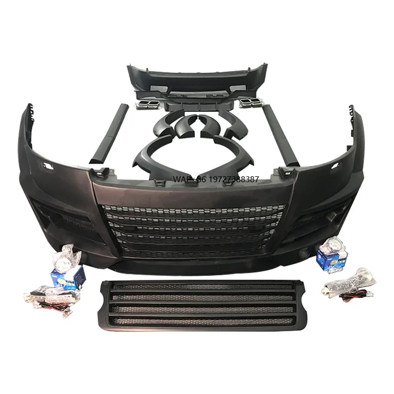 

LM Style Fiberglass Front Bumper Side Skirt Fender Flares Wide Body Kit for Range Rover Administration