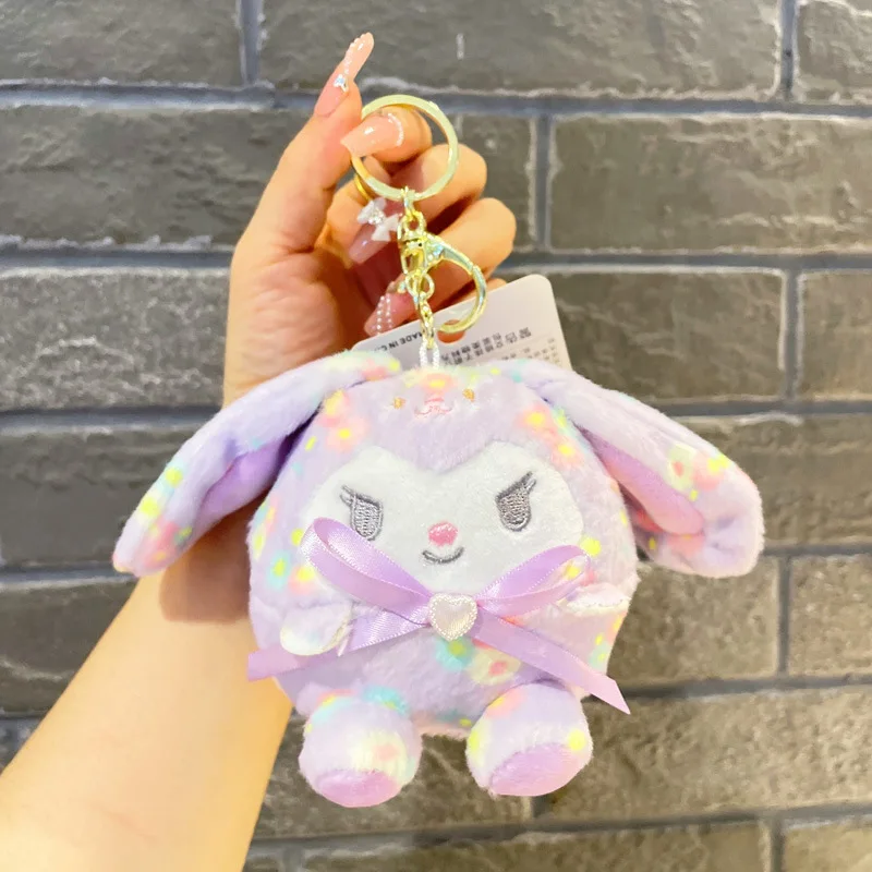 Sanrio Knuffels Cinnamoroll Kuromi My Melodie Anime Schattige Plushie Sleutelhanger Cartoon Knuffel Voor Kinderen Meisjes Cadeau