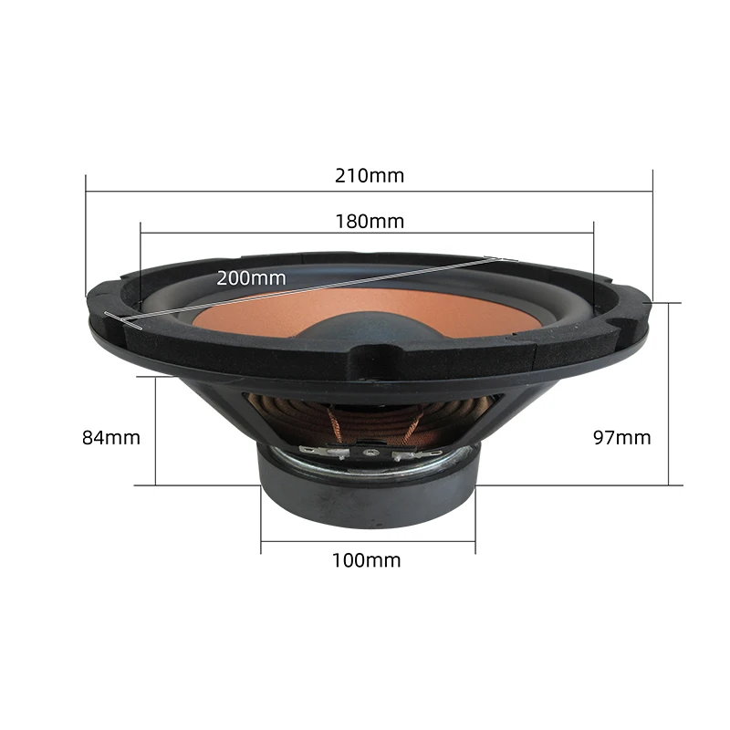 QPERTORS WOOFER Subwoofer Audio Mobil QP-804A 250W Woofer 8 Inci