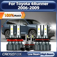 Bombillas LED para faros delanteros de coche, luces antiniebla Turbo de 12V, 60000LM, 6000K, blancas, para Toyota 4runner 2006, 2007, 2008, 2009