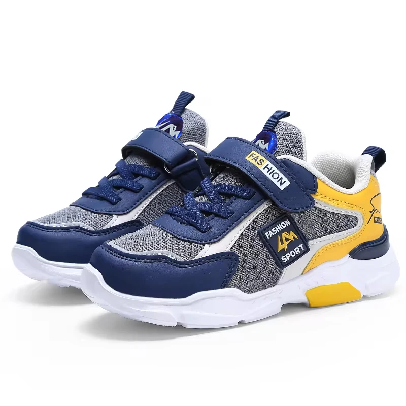 Crianças tênis crianças sapatos esportivos casuais para meninos respirável verão malha crianças