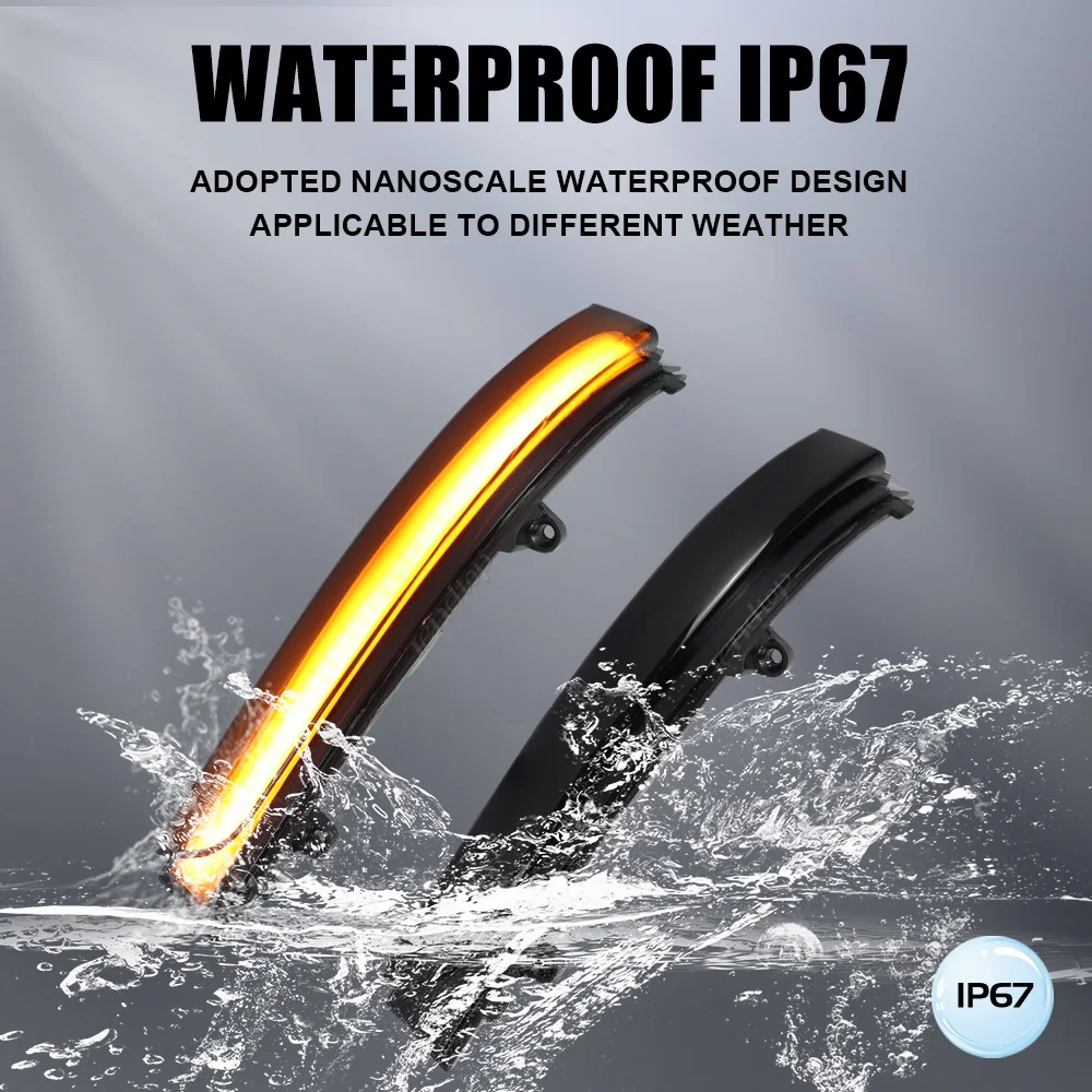 Dynamic Turn Signal Light Arrow Rearview For Volkswagen Jetta Mk6 SE 2011-2018 North American versions GOL Geracao 6/7/8  FOX