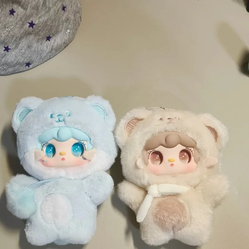 Spot Genuine Yooki Oxygen Fourth Generation Bite Bear Series Blind Box Plush Toy Bag Pendant Birthday Gift Desktop Ornament