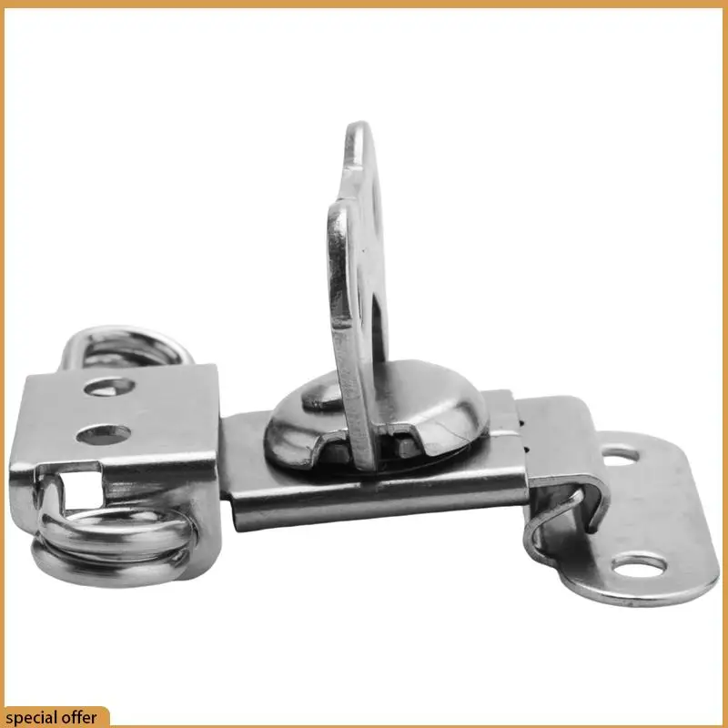 

A68Z 16 Pack 304 Stainless Steel Twist Latch With Keeper And Spring Butterfly Draw Latch For Case Box