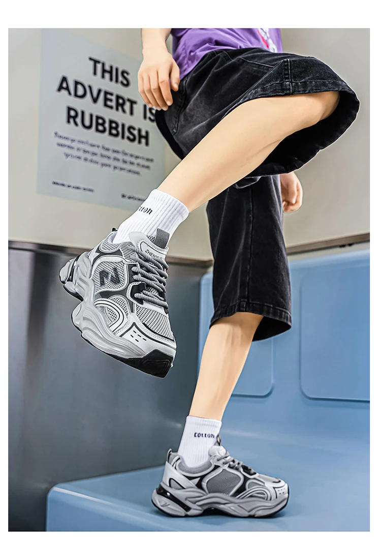Herren-Freizeitsportschuhe, atmungsaktiv und bequem, geeignet für den täglichen Alltag, Sport und andere Aktivitäten. – Detail 15