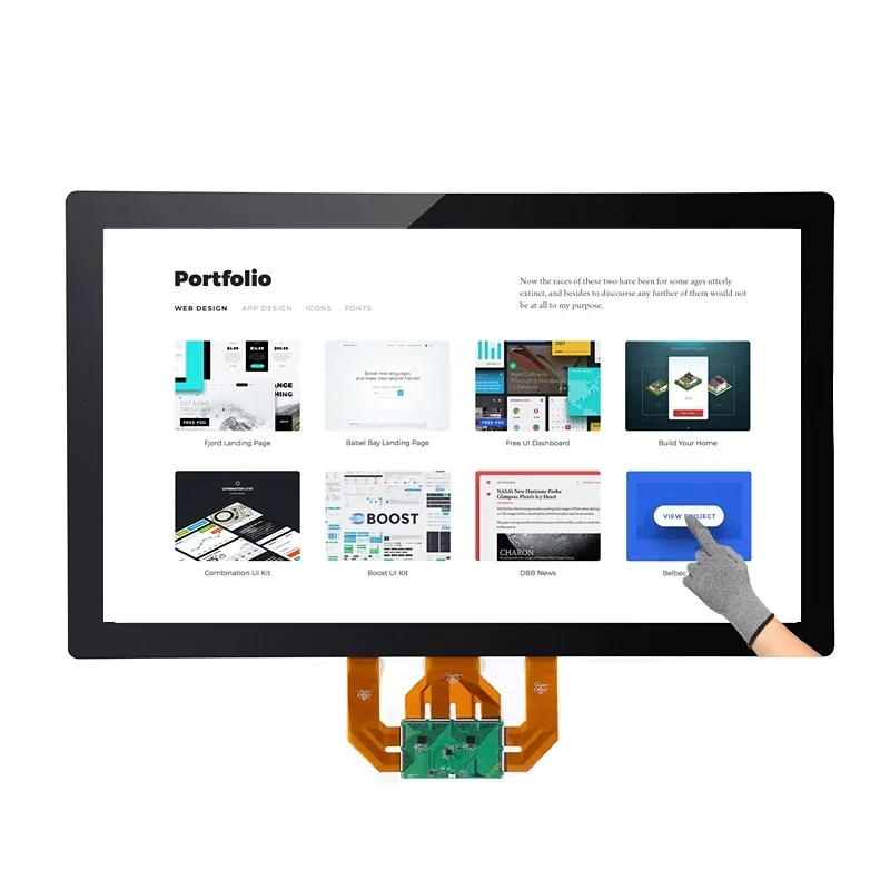 55 inch Capacitive Multi Touch Screen Panel Kit Overlay for Kiosk digital display screens advertising equipment touch