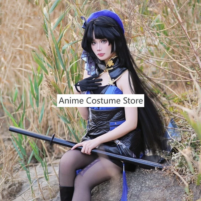 Game Wuthering Waves Yangyang Cosplay Costume Wig Game Yangyang Dress Woman Girls Halloween New Costumes