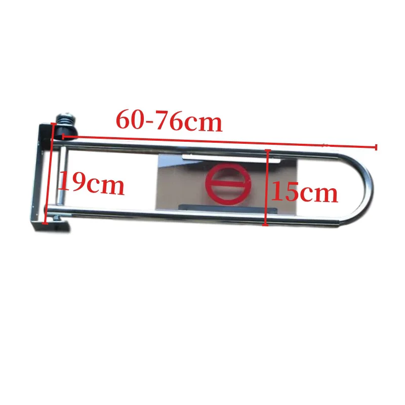 Swing Gate Manual Control Supermarket Entrance Barrier Checkout Gate Turnstile Exit Access Control Steel/Iron Mirror Chrome