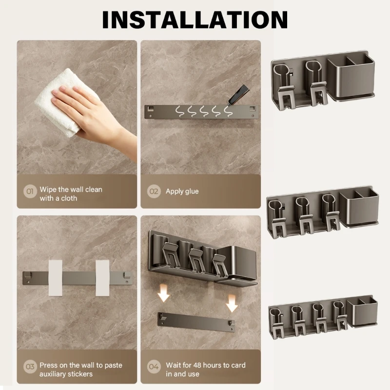 

Сохраняя шкаф держателя стены алюминиевого хранения зубной щетки ванной комнаты легкий устанавливает