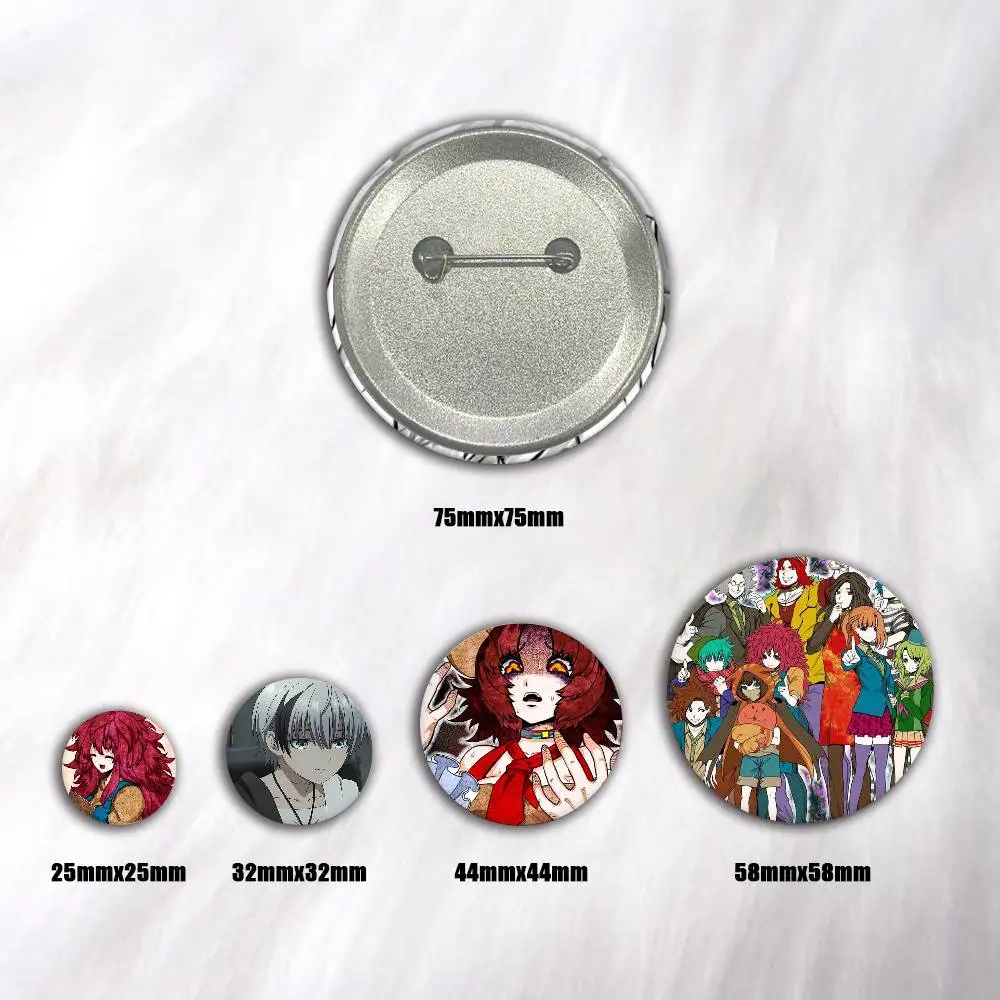 A-Game Your Turn To Die Death Cartoon Round Brooches On Backpack Jacket Acrylic Button Pins Collection Gifts