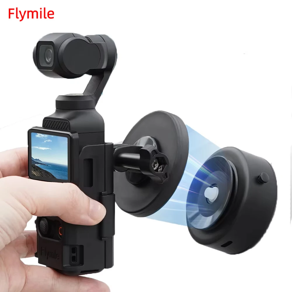 

Flymile Car Mount Adapter Suction Cup Bracket For DJI Osmo Pocket 3 ar Base Holder Mount Suction Cup Base with Adapter Accessory