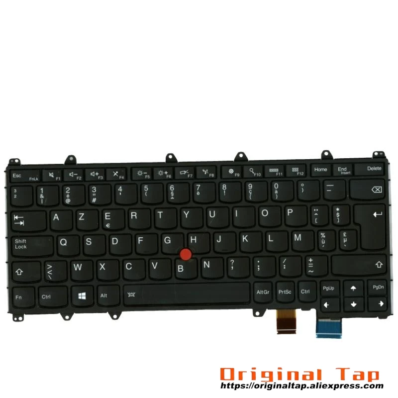 BE Belgian Backlit Keyboard for Lenovo Thinkpad Yoga 260 00PA130 00PA212