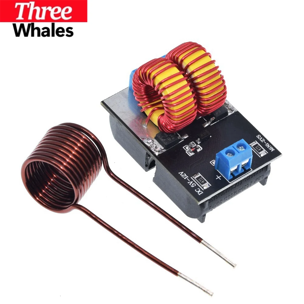 THR  Mini ZVS Low Voltage Induction Heating Power Supply Module DC 5-12V Induction Heating board for induction Heating With Coil