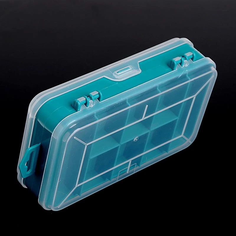 Y1AD Tool Box Transparent Double-Side Multifunctional Storage Tool for Case Plastic f