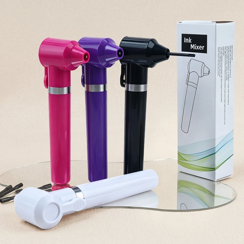 Portable Electric Tattoo Ink Mixer Handheld Pigment Shaker Stirrer Machine For Tattoo Pigment Color Mixing Tattoo Salon Supplies