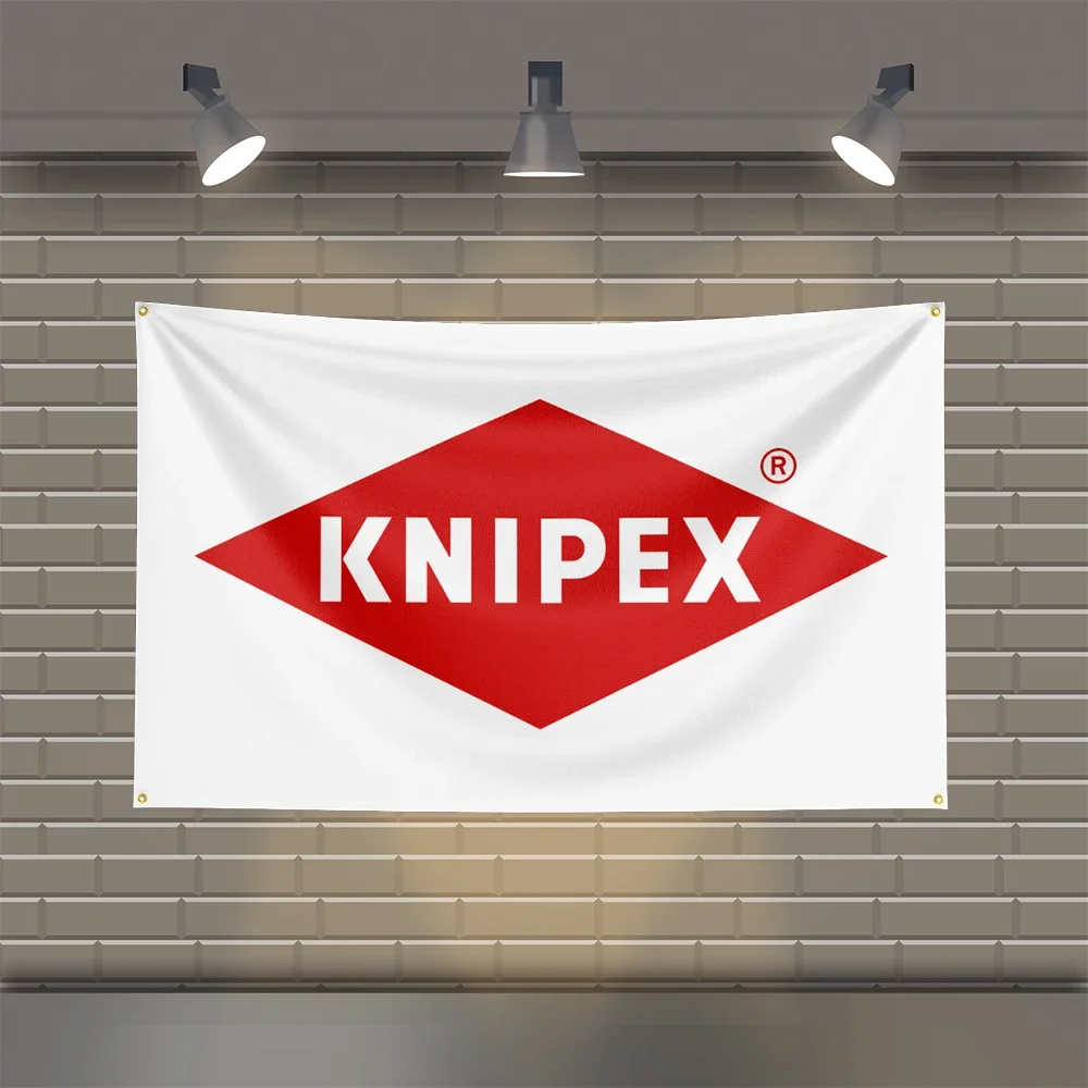 

3x5 FT K-KNIPEXs Flag Polyester Printed Mechanical Tool Flags for Room Garage Decor