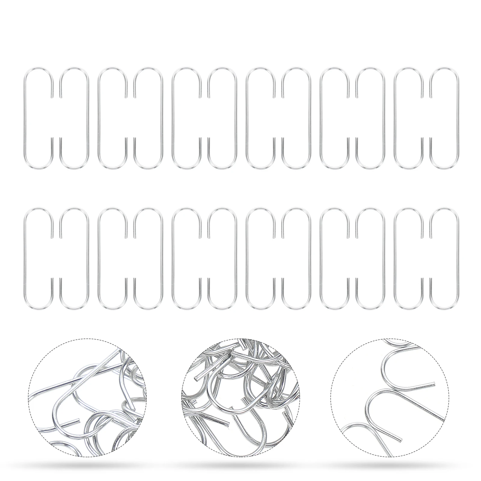 

100 Pcs Decorative Hook Christmas Tree Hooks Hanging up Decoration Mini Ornament Hangers Iron Decorations
