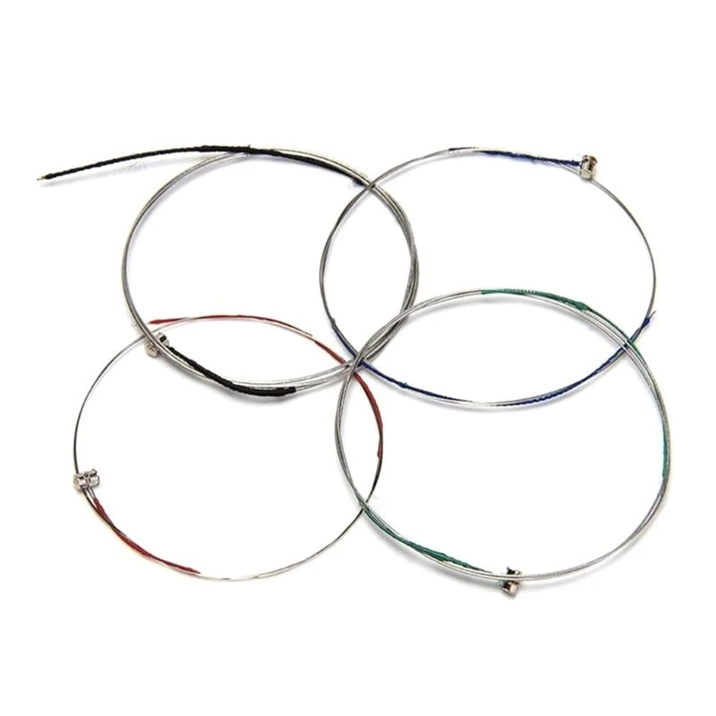4pcs Violin String Steel Violin String Replacement EADG Strings for 3/4 & 4/4 Violin Instrument Part Enduring