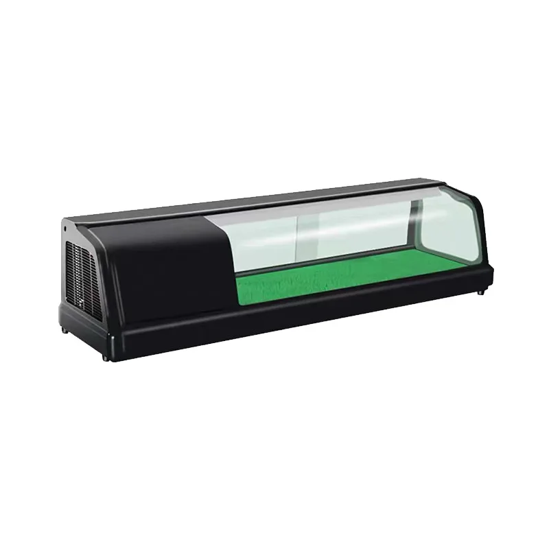 Commercial salmon display cabinet material refrigerated display stand