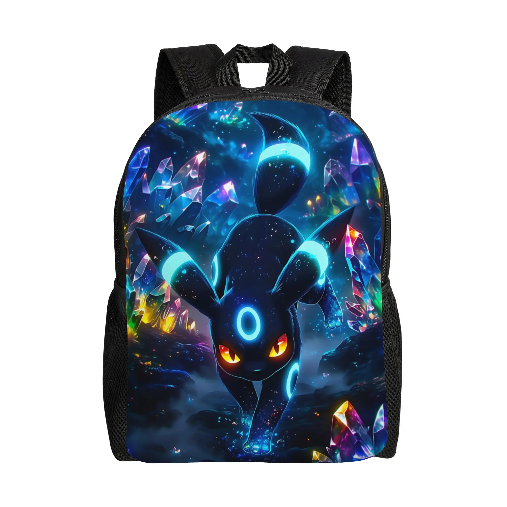 Mochilas da moda, mochila pokemon, mochila de dia, eevee eeveelution, mochila para trabalho, escritório, mochila de grande capacidade